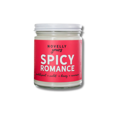 Spicy Romance Candle | Bookish Things