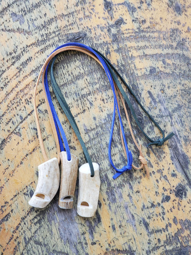 Antler whistle necklace | Made in Wyoming