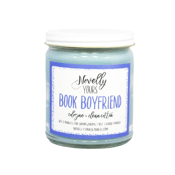Book Boyfriend candle | Handmade in the USA