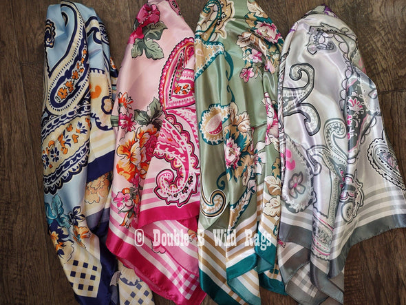 Large Floral Paisley Wild Rag