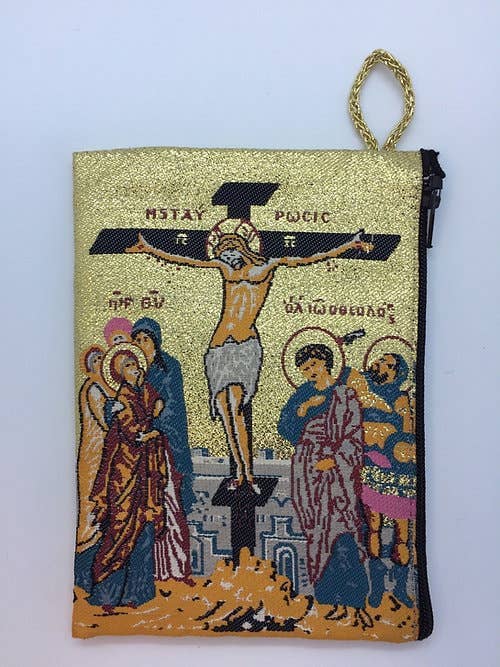 Rosary Pouch  – Crucifixion    (4" x 6")