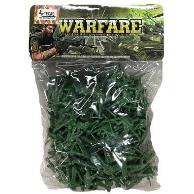 Military Figurine Set in Peggable Bag (120 pcs)