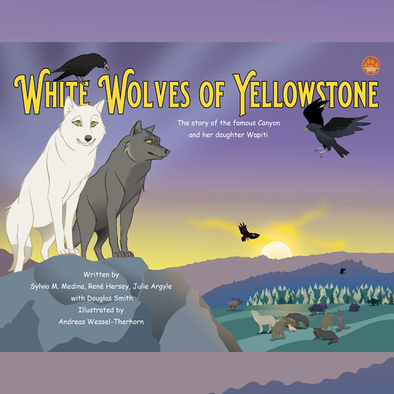 White Wolves of Yellowstone