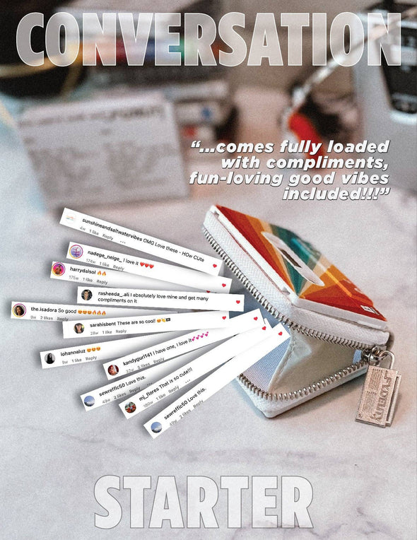 70299: Mixtape Wallet | Limited Edition | Retro Rainbow