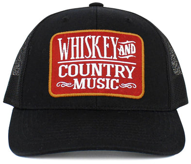 Whiskey and Country Music Mesh Back Ballcap