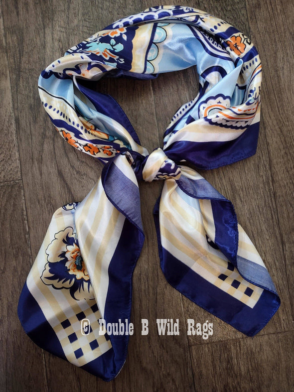 Large Floral Paisley Wild Rag
