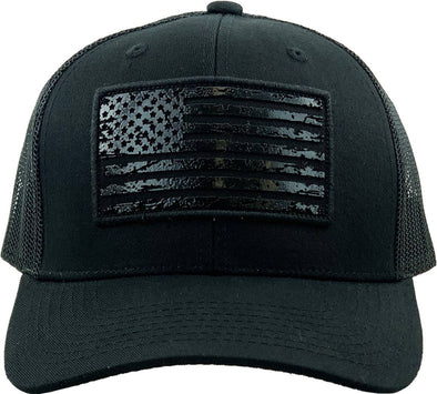 FLAG PRINT PATCH MESH BACK BALLCAP