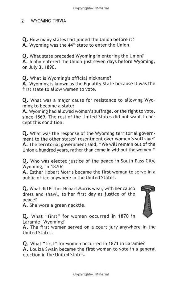 Wyoming Trivia