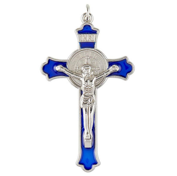 Boxed Enamel St Benedict Crucifix: Black