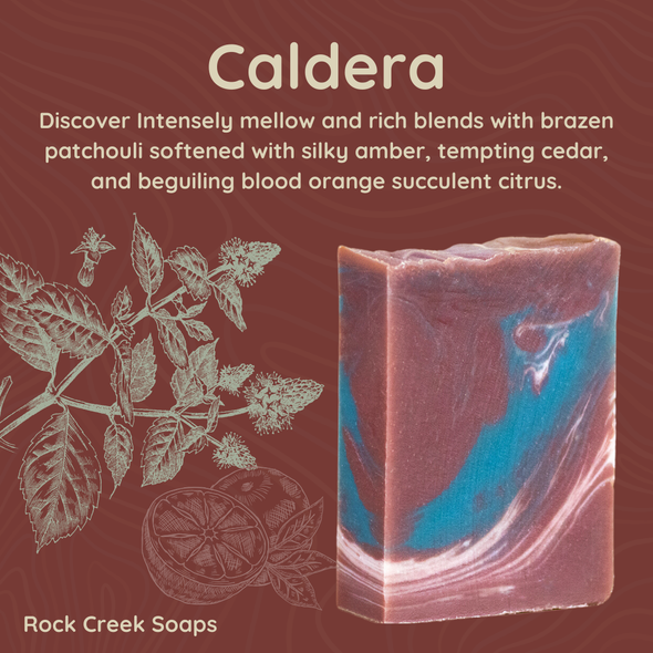 Caldera Bar Soap | Patchouli, Amber, Cedar, Citrus