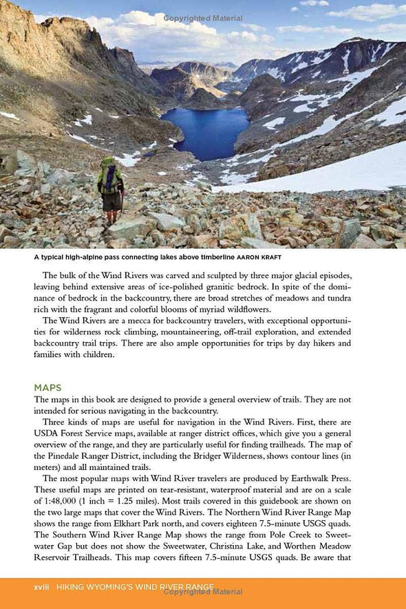 Hiking Wyoming's Wind River Range, 4th edition