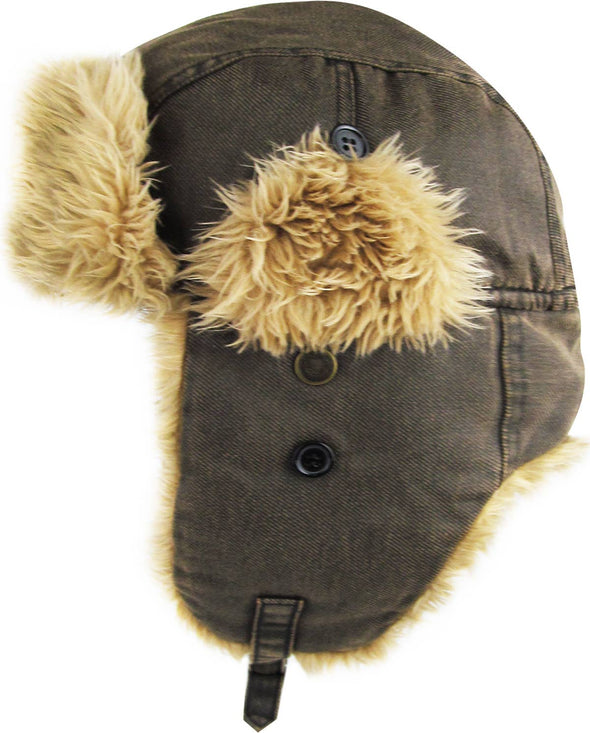 Canvas Trapper Hat