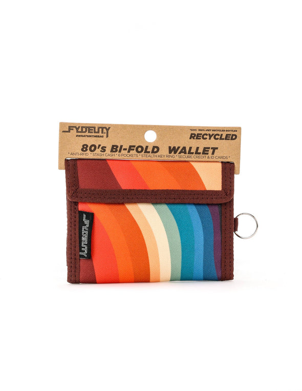 80732: 80's Wallet | RFID Blocking | Recycled RPET | Groovy