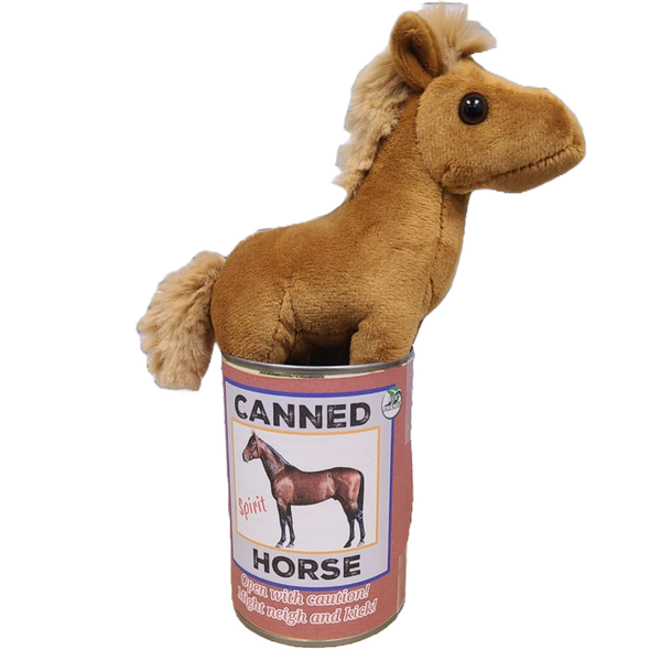 Spirit the Canned Horse - Eco-friendly and Recycled Plush