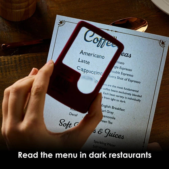 Light Up Menu Magnifier