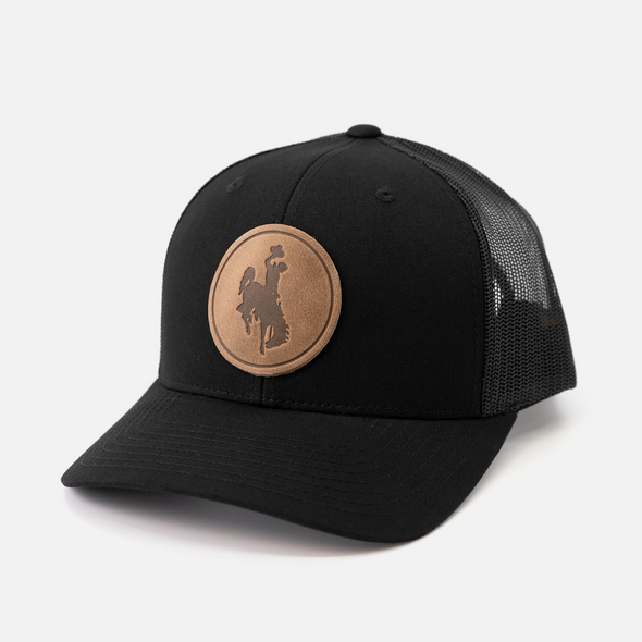 Steamboat Hat - University of Wyoming Leather Patch Hat