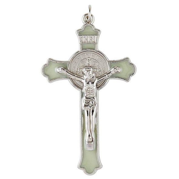 Boxed Enamel St Benedict Crucifix: Black