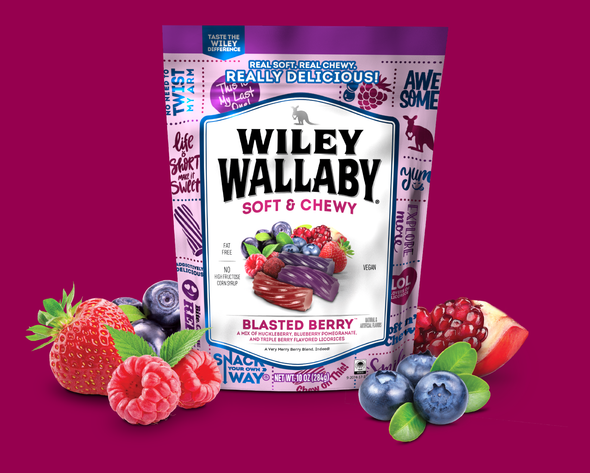 Wiley Wallaby Blasted Berry Licorice