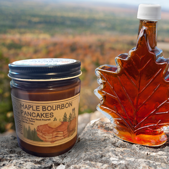 Maple Bourbon Pancakes - USA MADE - Soy Wax Candles
