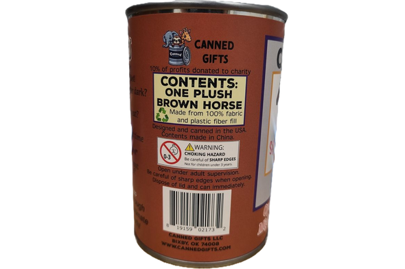 Spirit the Canned Horse - Eco-friendly and Recycled Plush