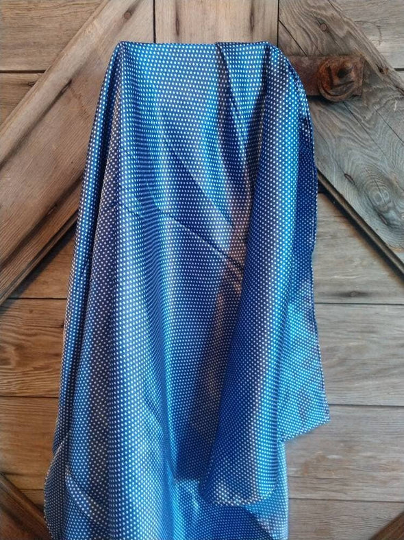 Wild Rag MISC 402 Tiny Pin Polka Dot Blue Cowboy Western Neck Scarf Bandanna by Double B Wild Rags