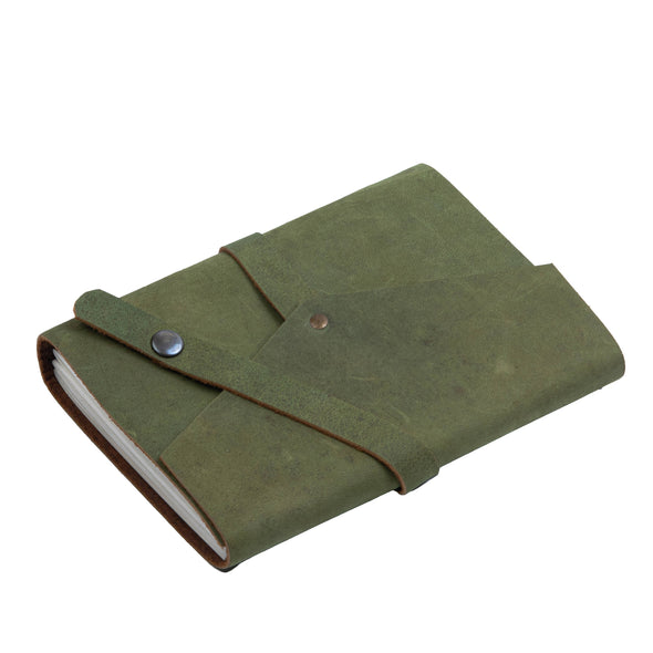 Leather Journal Diary with Unruled or Ruled Pages