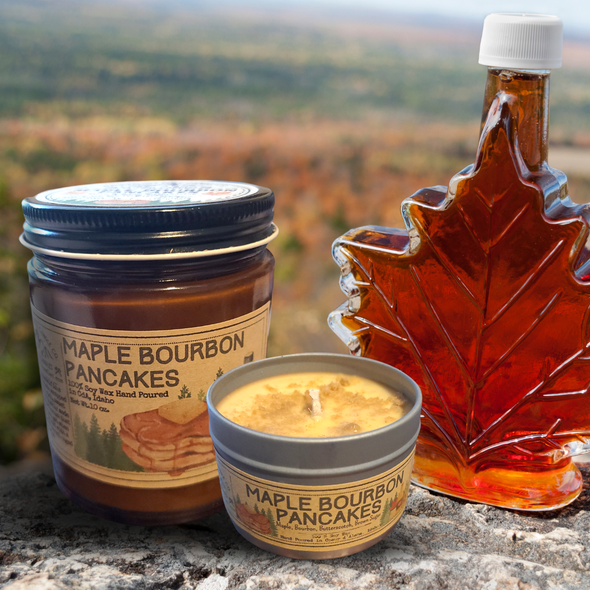 Maple Bourbon Pancakes - USA MADE - Soy Wax Candles