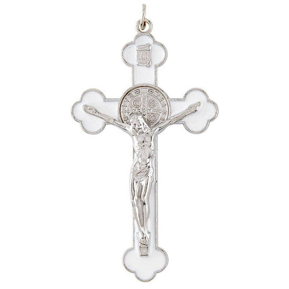 Boxed Enamel St Benedict Crucifix: Black