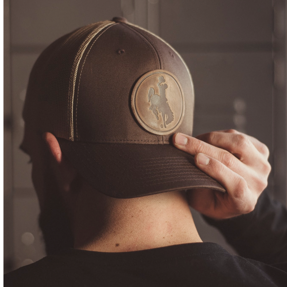 Steamboat Hat | Leather Patch Alabama Established Hat | Leather Patch Trucker Hat
