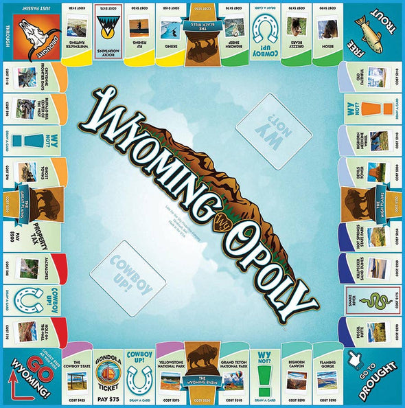 Wyoming-Opoly Board Game
