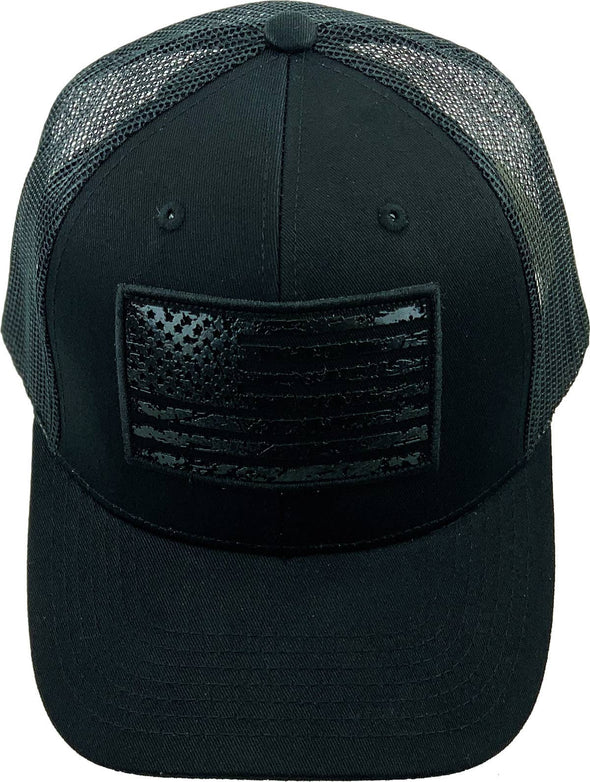 FLAG PRINT PATCH MESH BACK BALLCAP