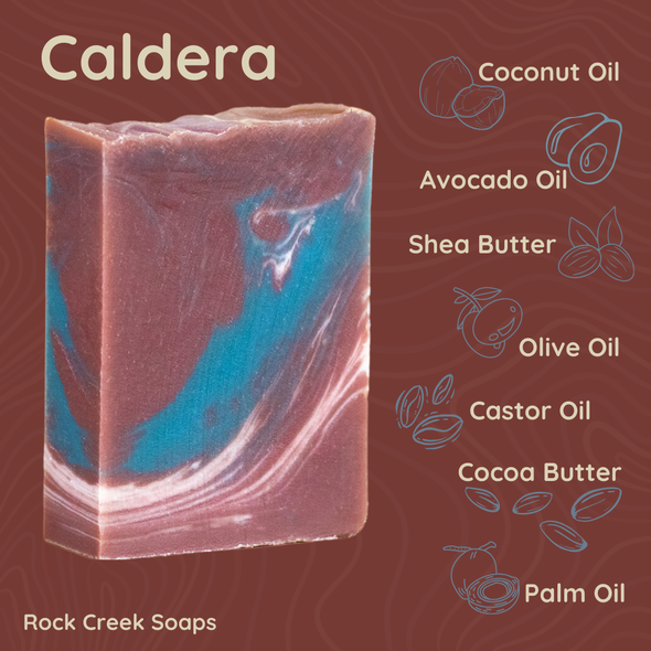 Caldera Bar Soap | Patchouli, Amber, Cedar, Citrus