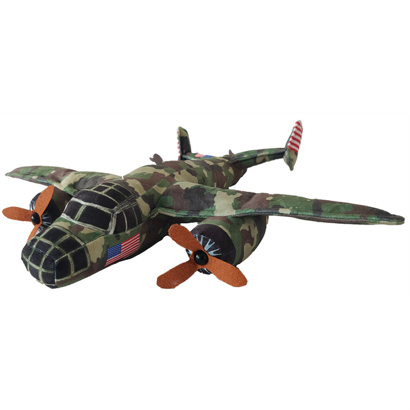 WWII B25 Bomber Airplane Stuffed Toy