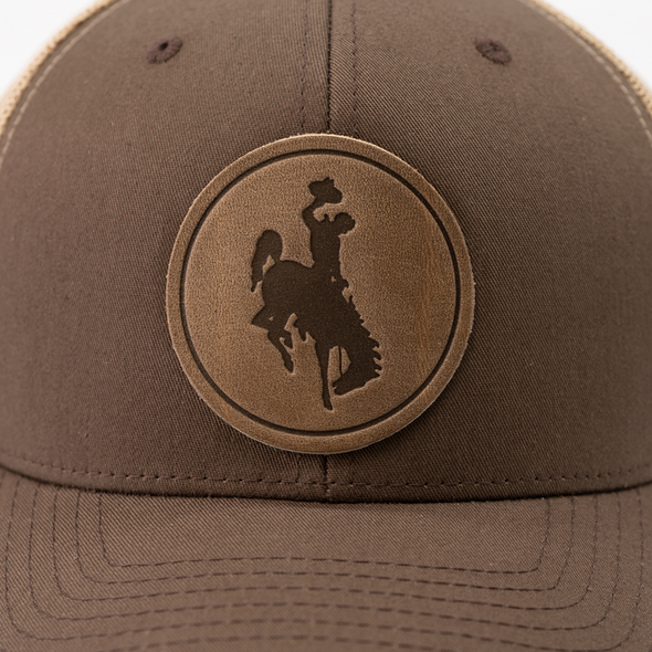 Steamboat Hat | Leather Patch Alabama Established Hat | Leather Patch Trucker Hat
