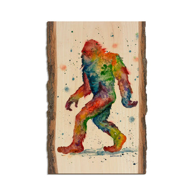 Rainbow Sasquatch - Wood Magnets