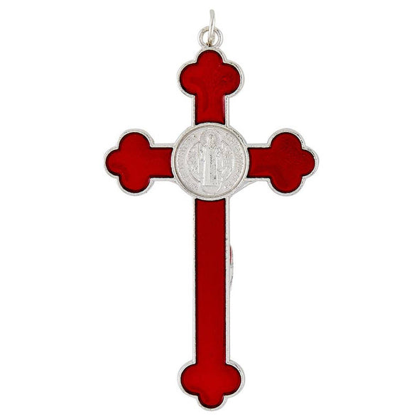 Boxed Enamel St Benedict Crucifix: Black