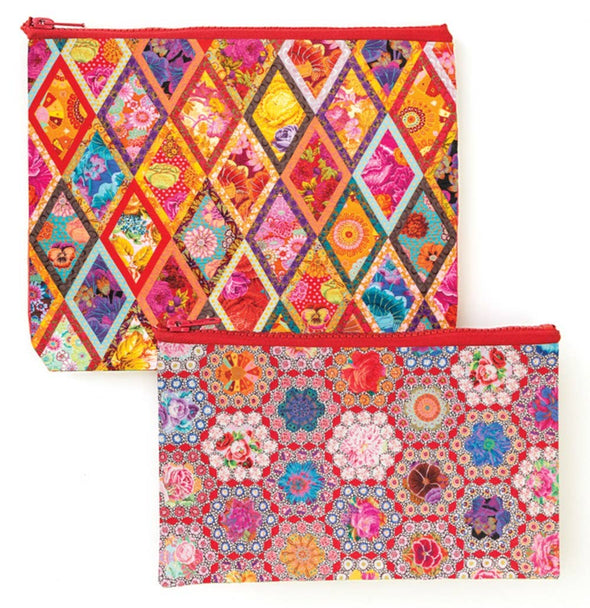 Kaffe Fassett's Fabulous Florals Eco Pouch set