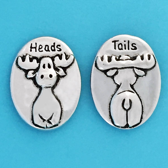 Moose Heads/Tails Coins