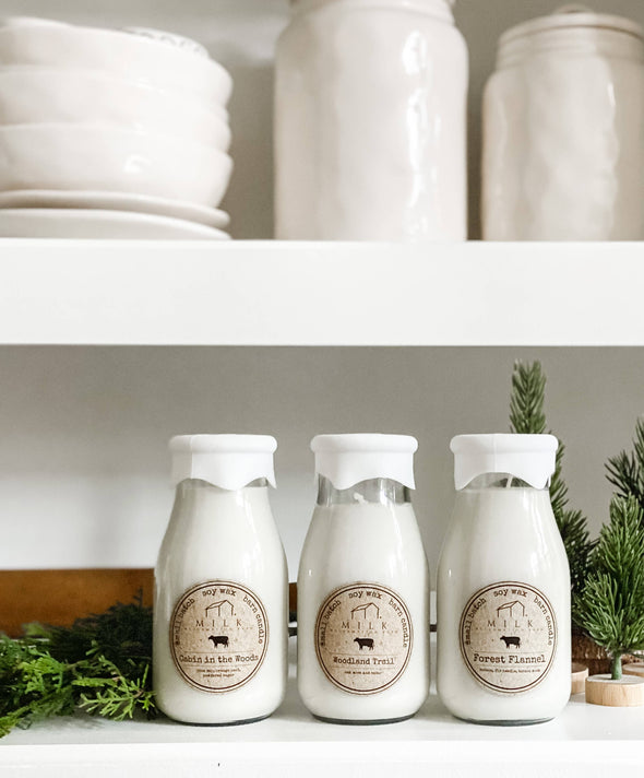 Milk Bottle Candle 13 oz