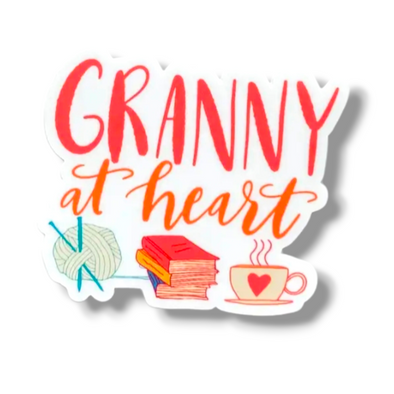 Granny At Heart Sticker