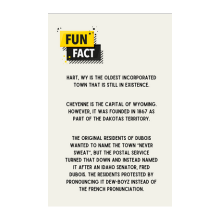 Wyoming Game Book | Fun Facts | Fun Games
