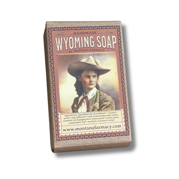 Vintage Wyoming Cowgirl Soap | Prairie Sage Scent