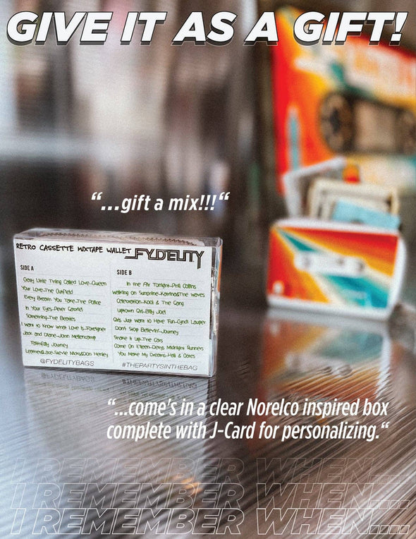 70299: Mixtape Wallet | Limited Edition | Retro Rainbow