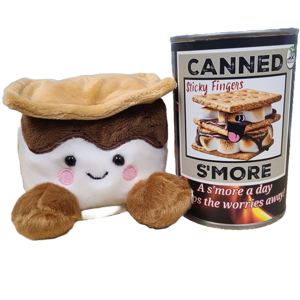 Canned S'more - Smores Plush in Can w/Jokes