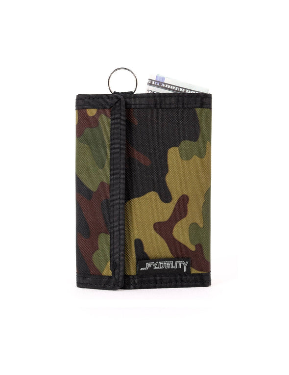 80713: 80's Wallet | RFID Blocking | Recycled RPET | | ARMY CAMO