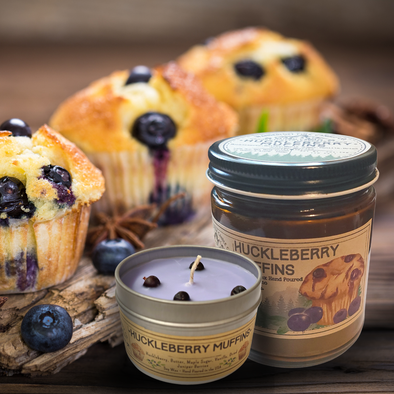 Huckleberry Muffins - USA MADE - Soy Wax Candles