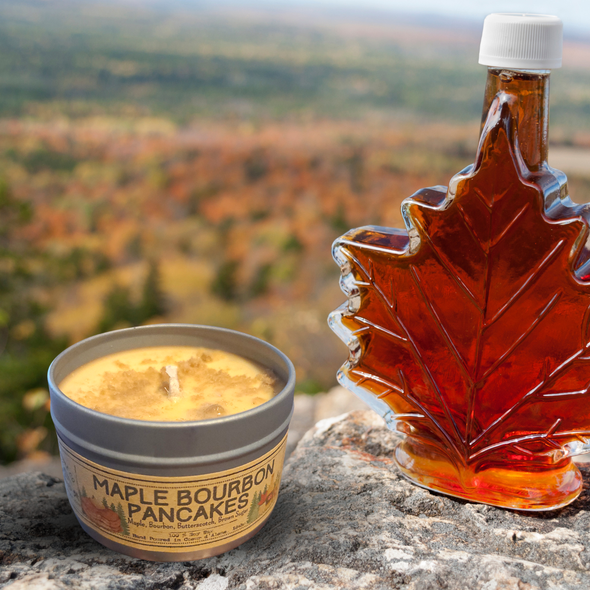 Maple Bourbon Pancakes - USA MADE - Soy Wax Candles