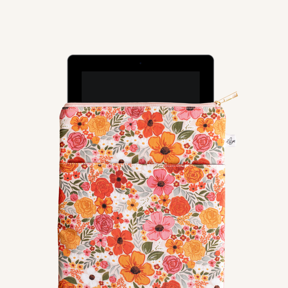 Rosewood Blooms Tablet Sleeve