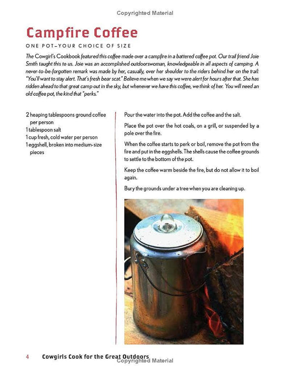 Cowgirls Cook for the Great Outdoors