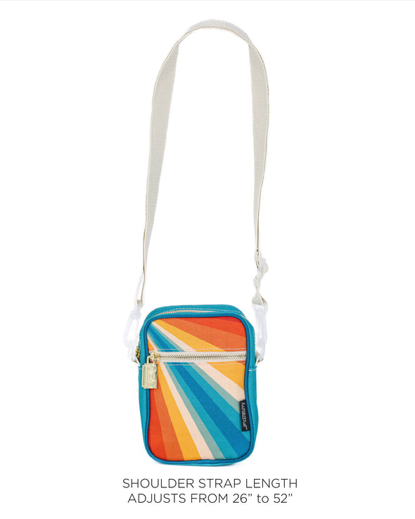 88624: Mini Brick Bag | Recycled RPET | Retro Rainbow
